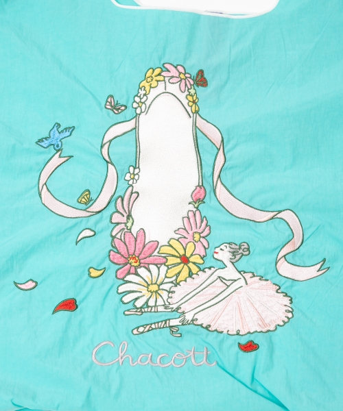 【新品】Ball＆ChainチャコットフラワーポワントトートLサーモンピンク 5/1 11時発売！【Ball＆Chain×湯浅望さん×Chacott】フラワー