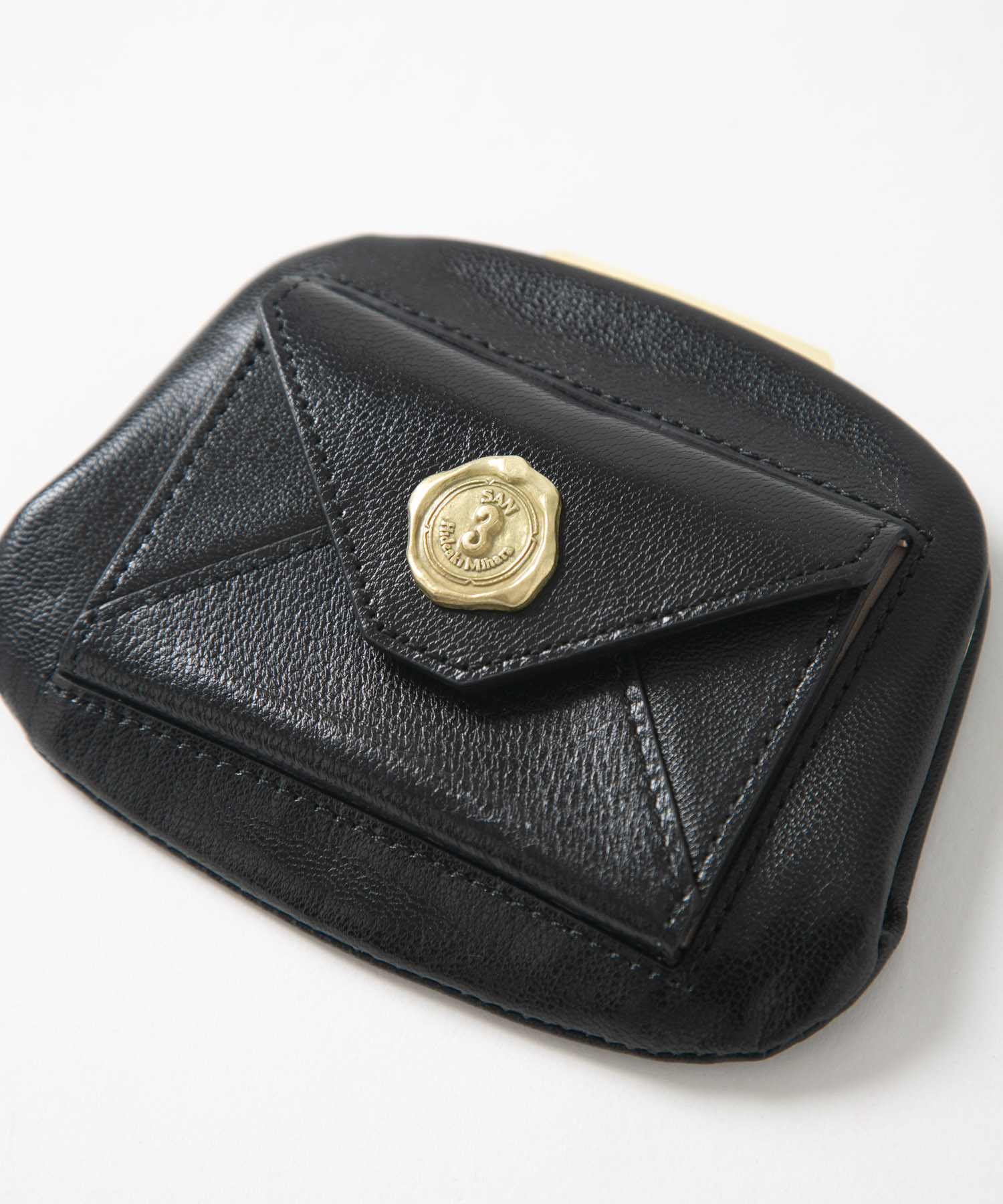 がま口フロントメールポケット財布