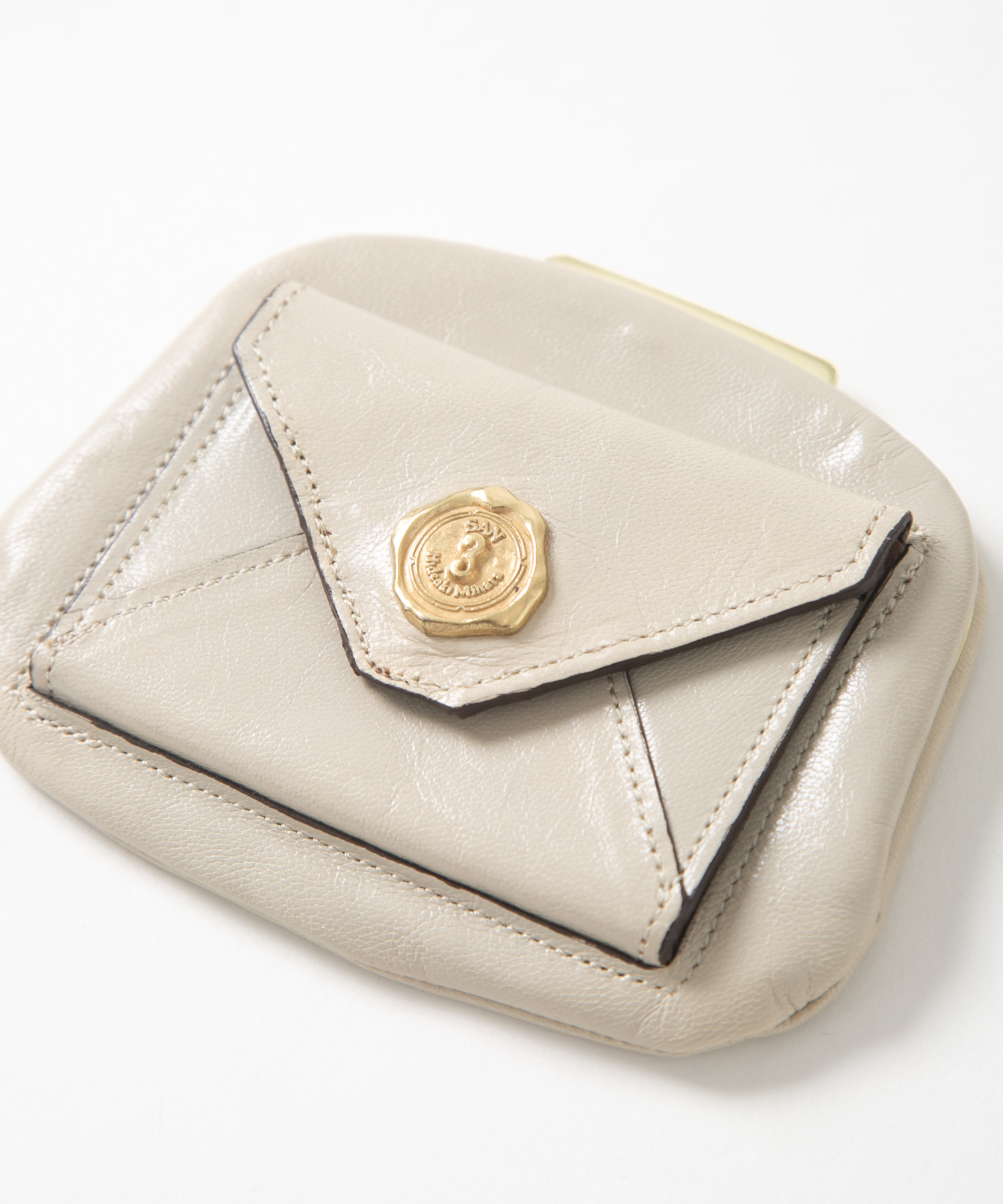 がま口フロントメールポケット財布