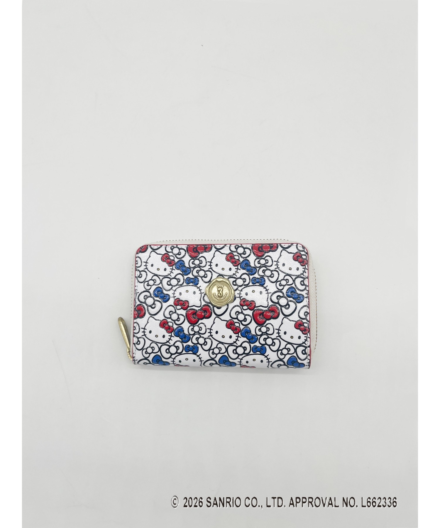 HELLO KITTY × ラウンド型二つ折り財布