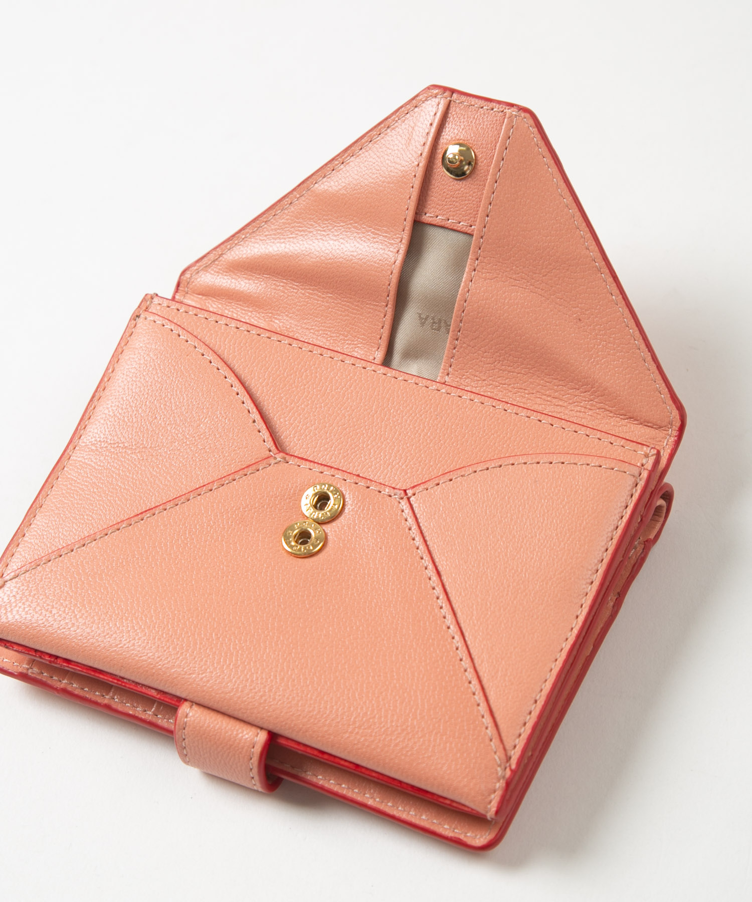 メール型二つ折り財布