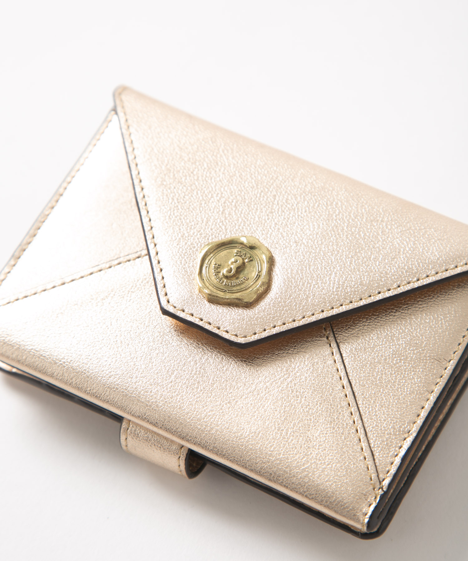 メール型二つ折り財布