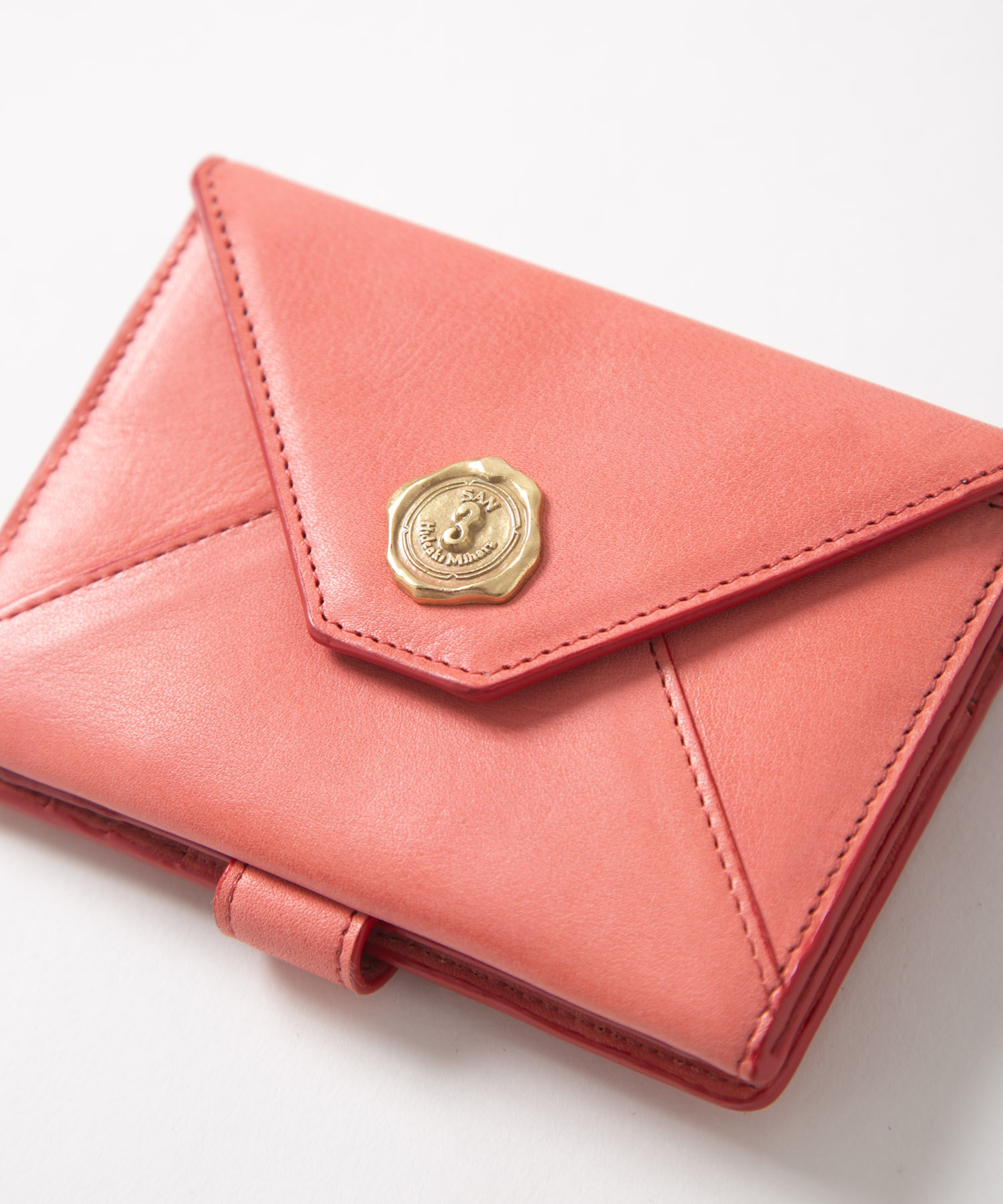 メール型二つ折り財布