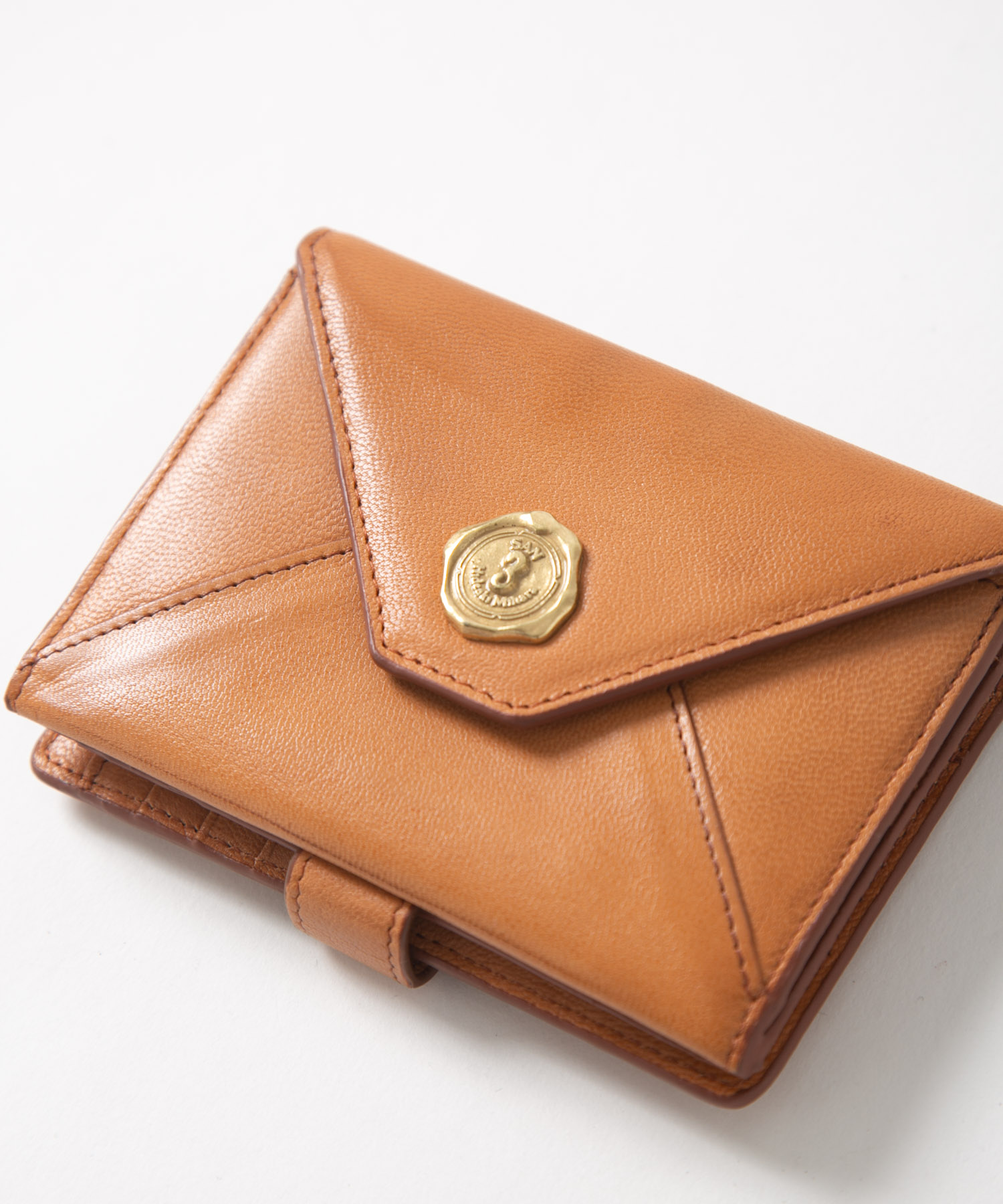 メール型二つ折り財布