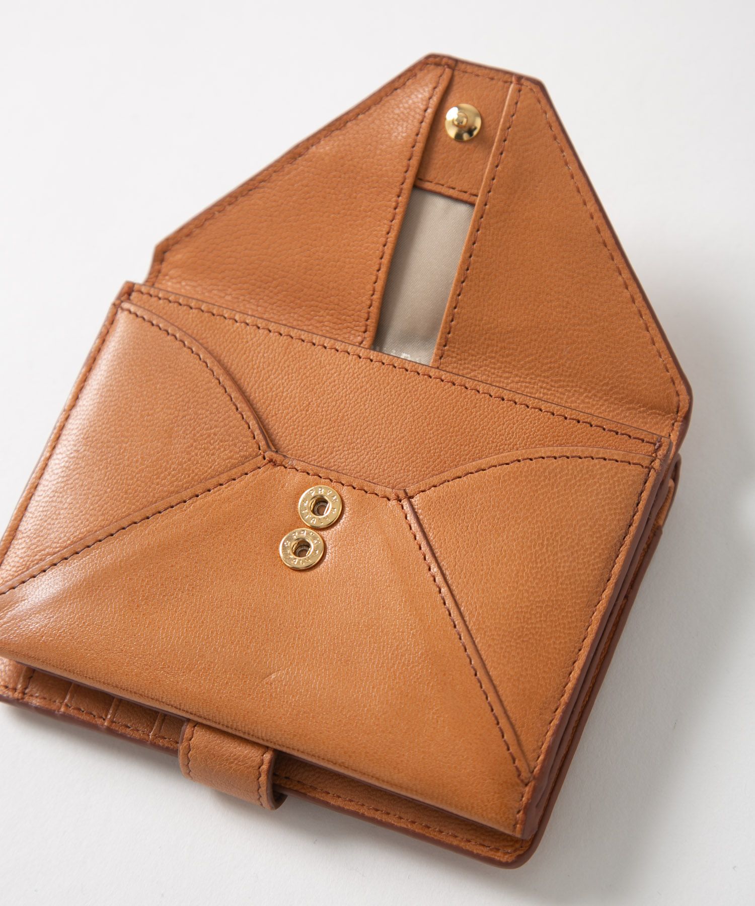 メール型二つ折り財布