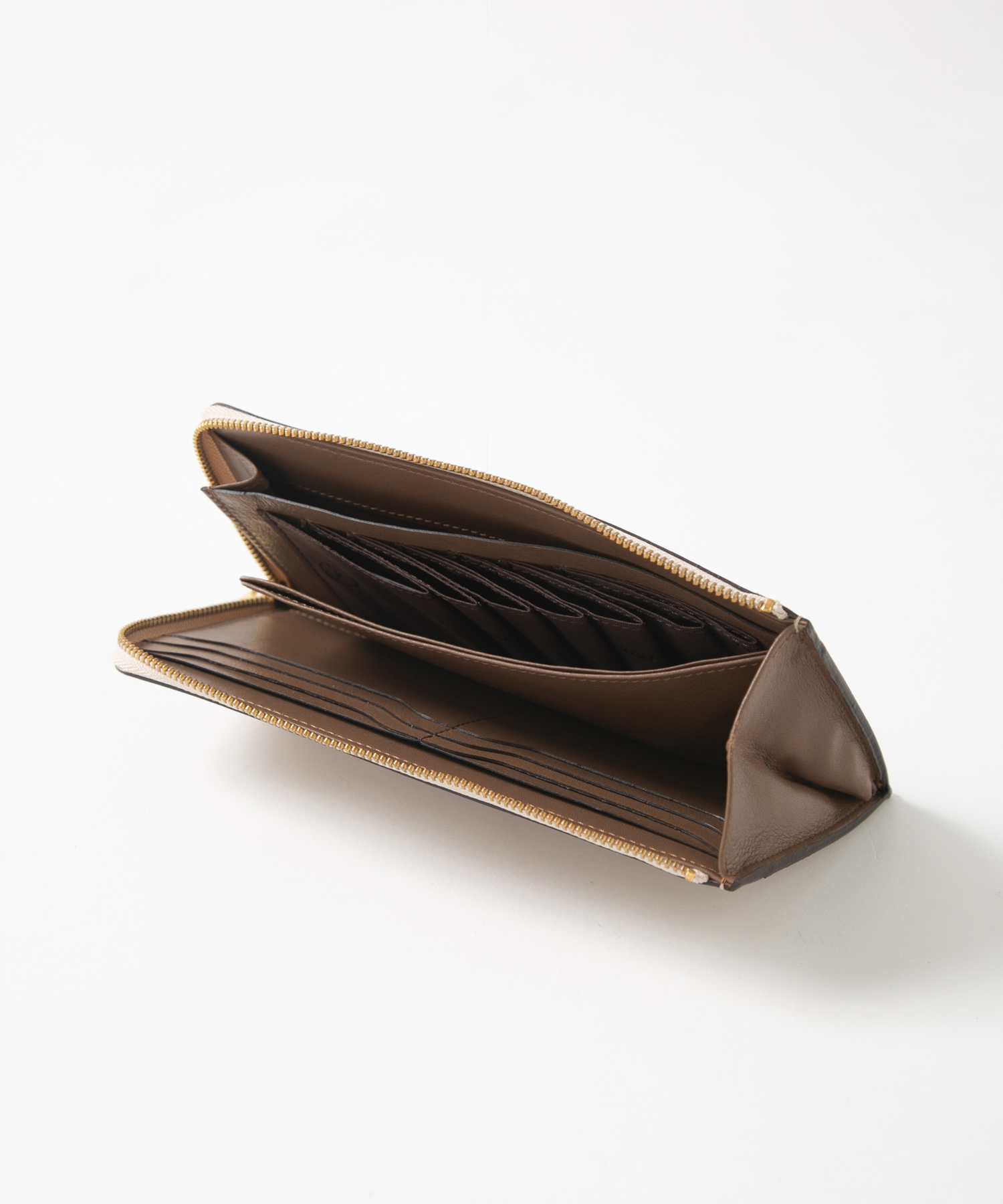 薄型L字長財布/バイカラー