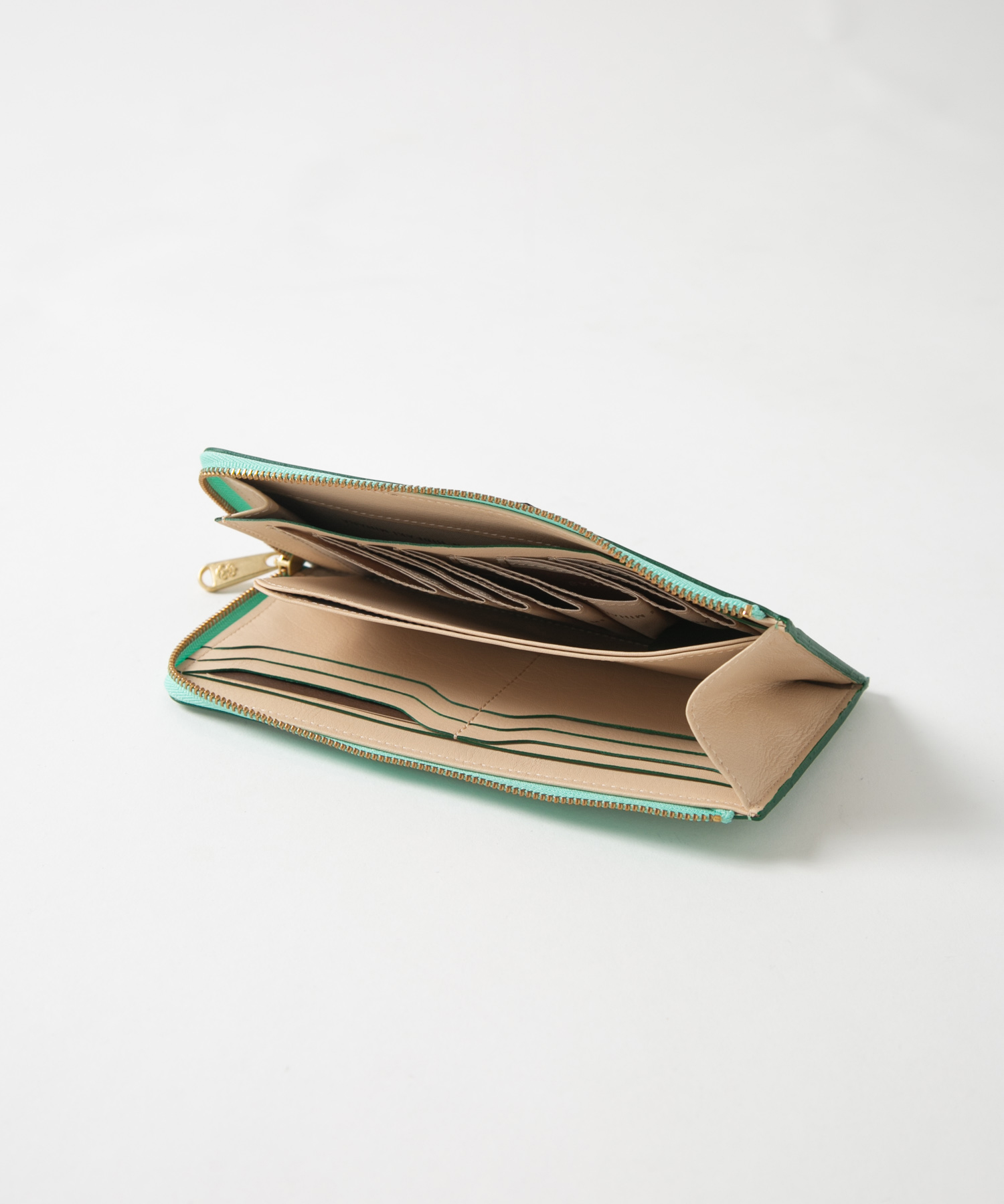 薄型L字長財布/バイカラー