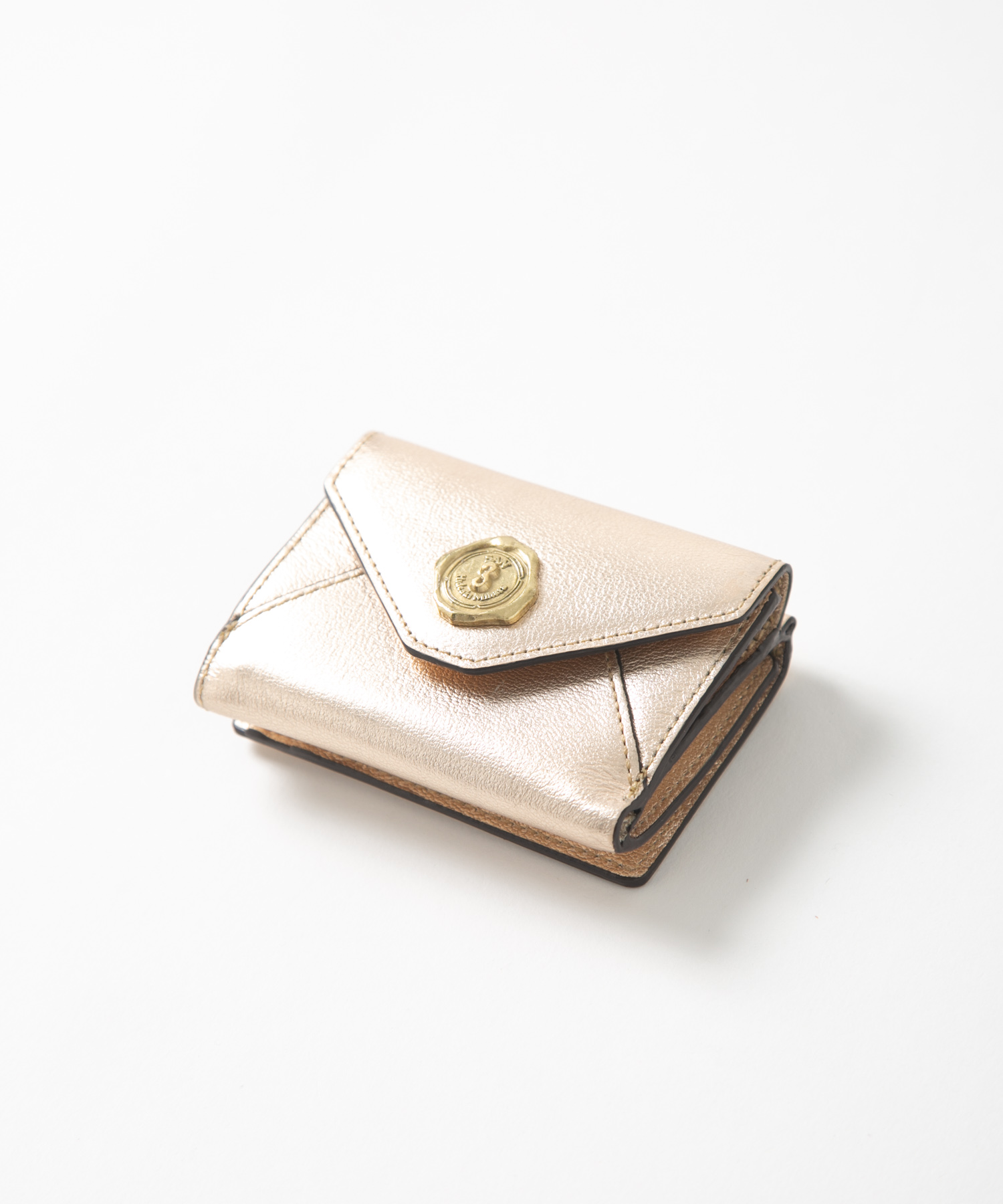 メール型三つ折り財布