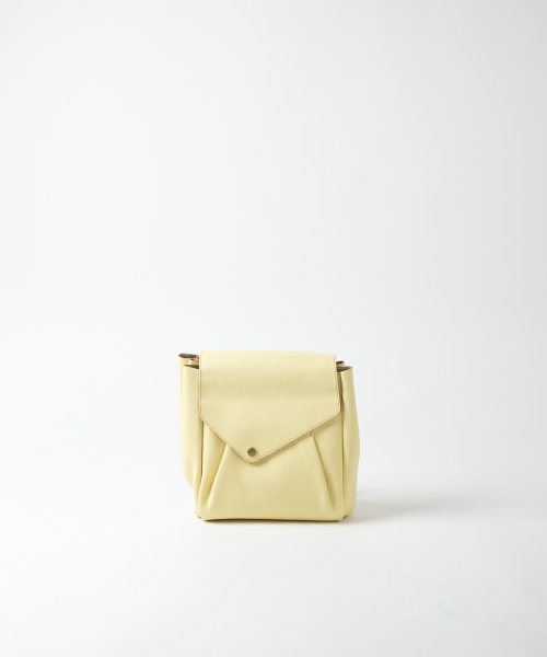 配色レザーリュック