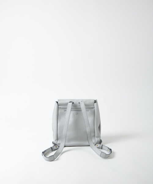 配色レザーリュック