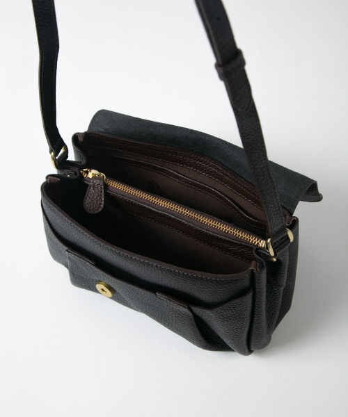 配色コンパクトショルダーバッグ