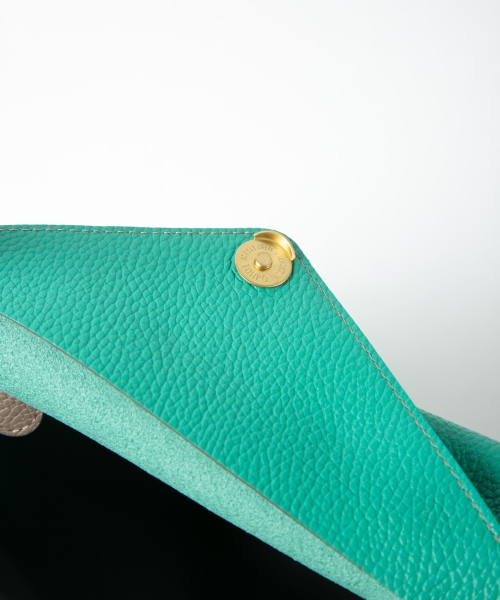 配色ショルダーバッグ