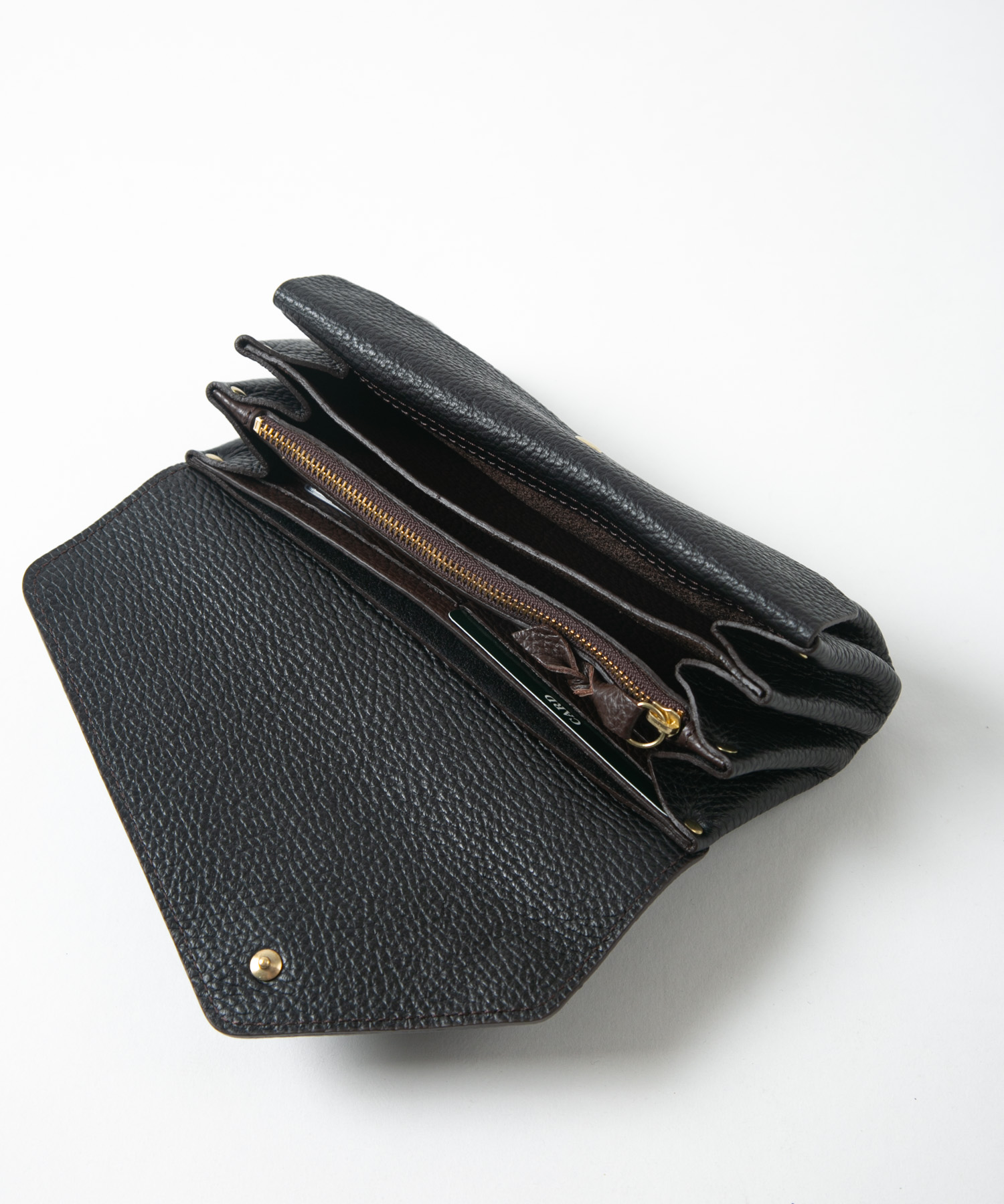 配色ロングウォレット