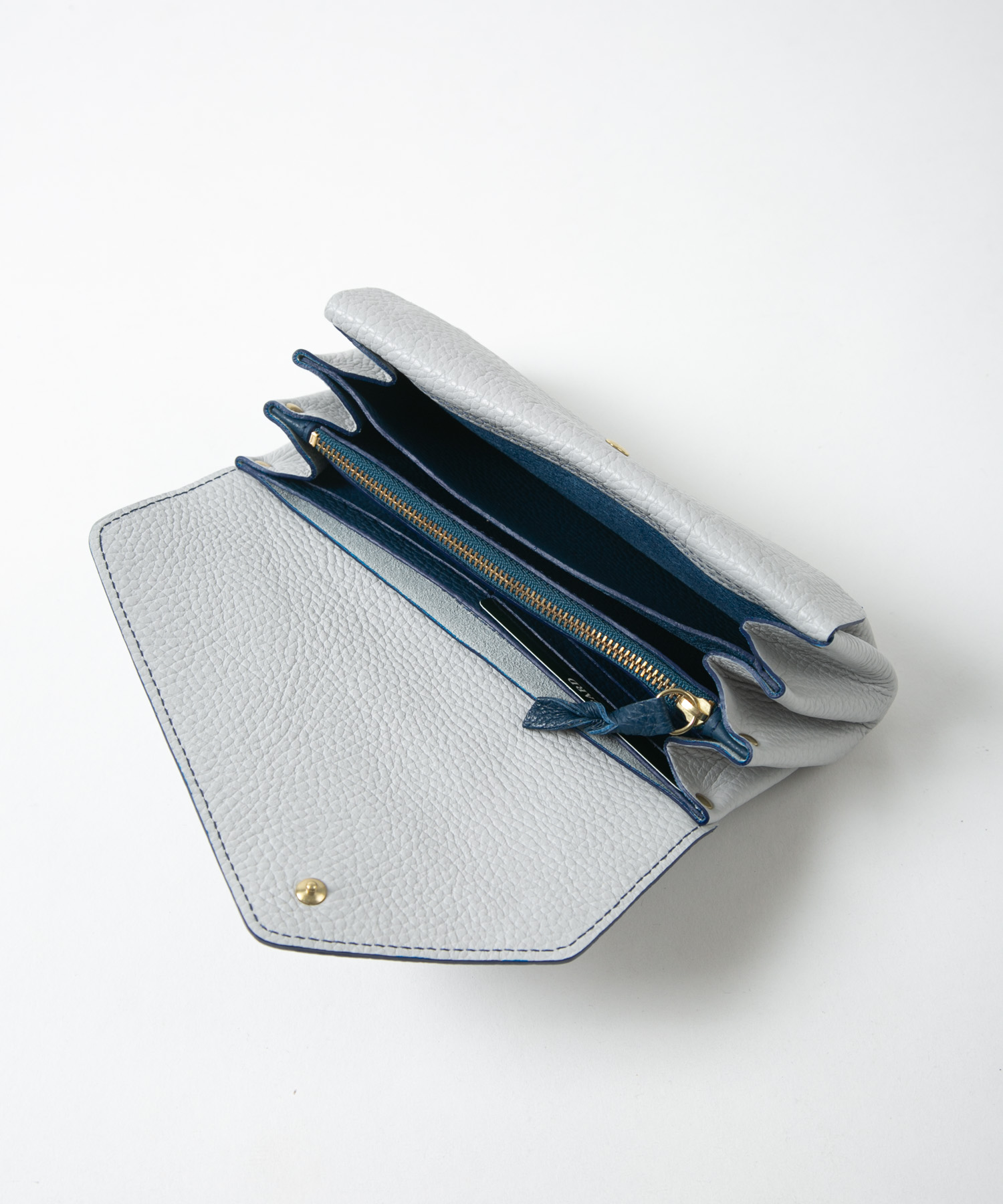 配色ロングウォレット