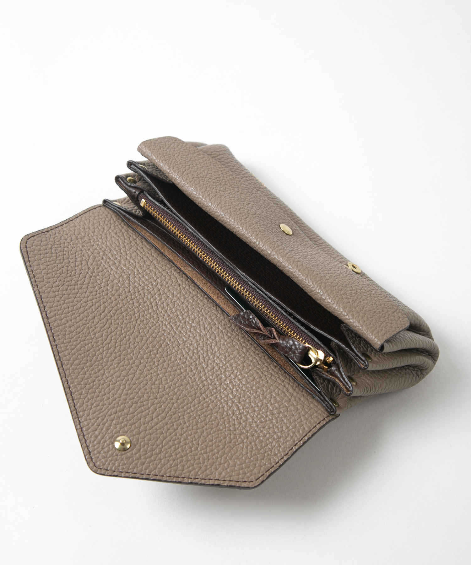 配色ロングウォレット