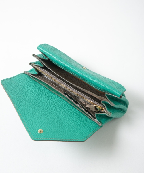 配色ロングウォレット