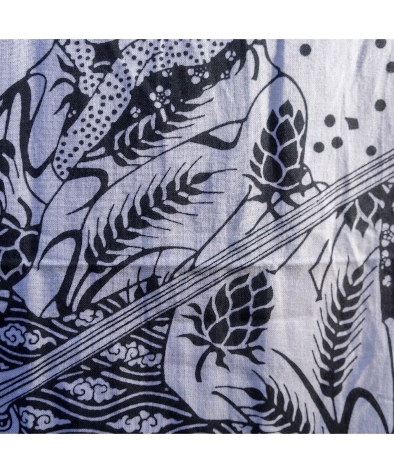 花柳 - KARYU - × VERSION COLLABORATION TENUGUI BLACK