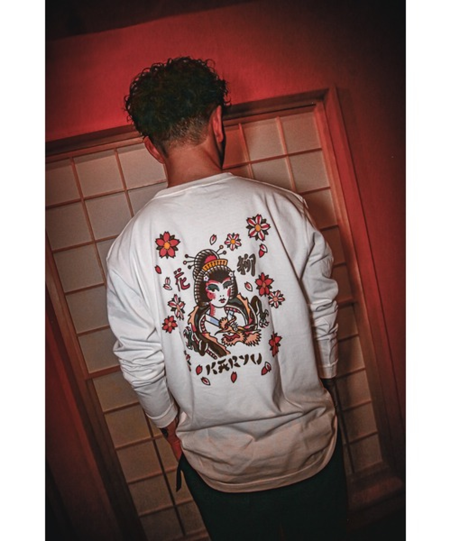 【 KARYU / 花柳 】IPA KARYU L/S Tee WHITE