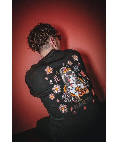 【 KARYU / 花柳 】IPA KARYU L/S Tee BLACK