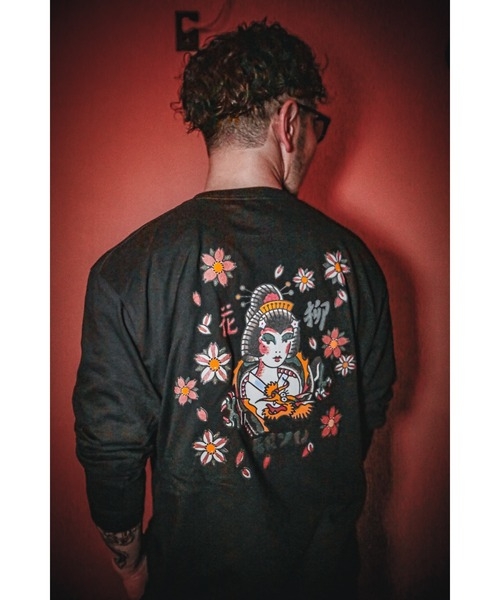 【 KARYU / 花柳 】IPA KARYU L/S Tee BLACK