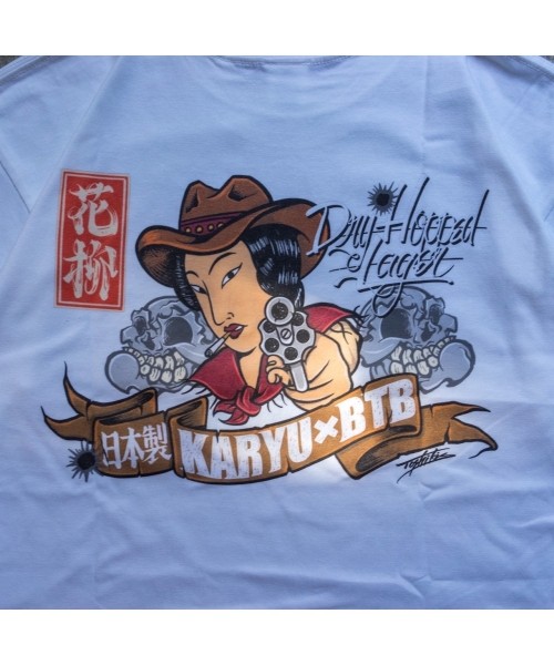 花柳 KARYU × BTB Collaboration S/S Tee White