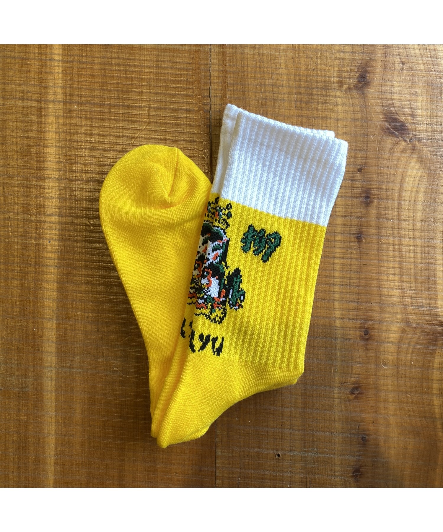 KARYU SOCKS YELLOW / WHITE