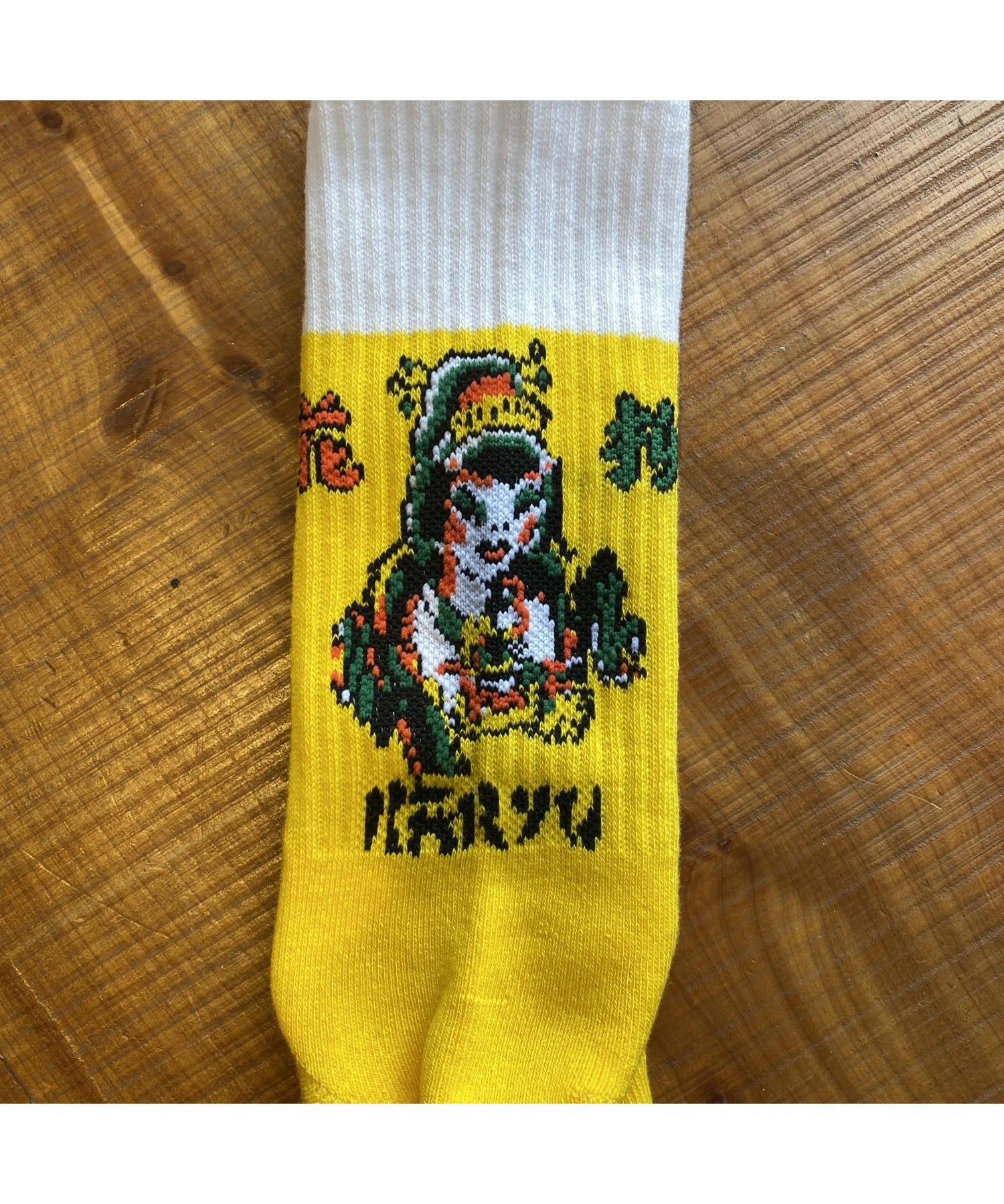 KARYU SOCKS YELLOW / WHITE