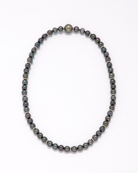 Seamless pearl necklace