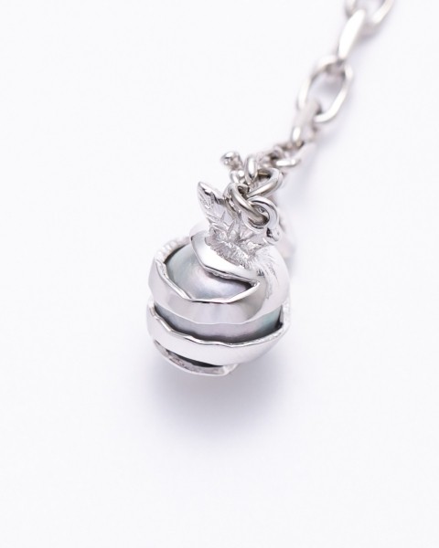 Layer pearl necklace-long/7.5mm
