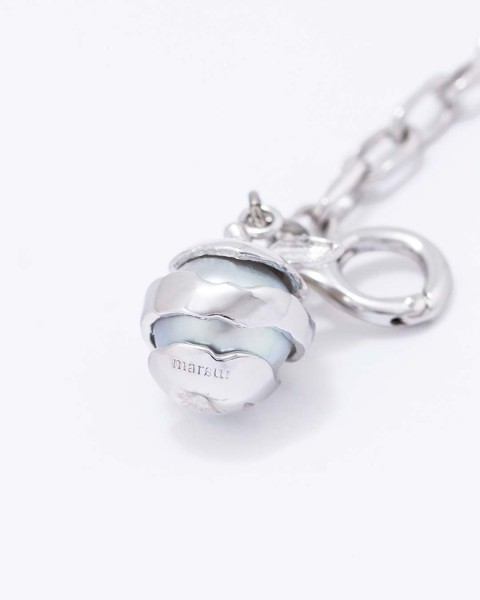 Layer pearl necklace-short/7.5mm