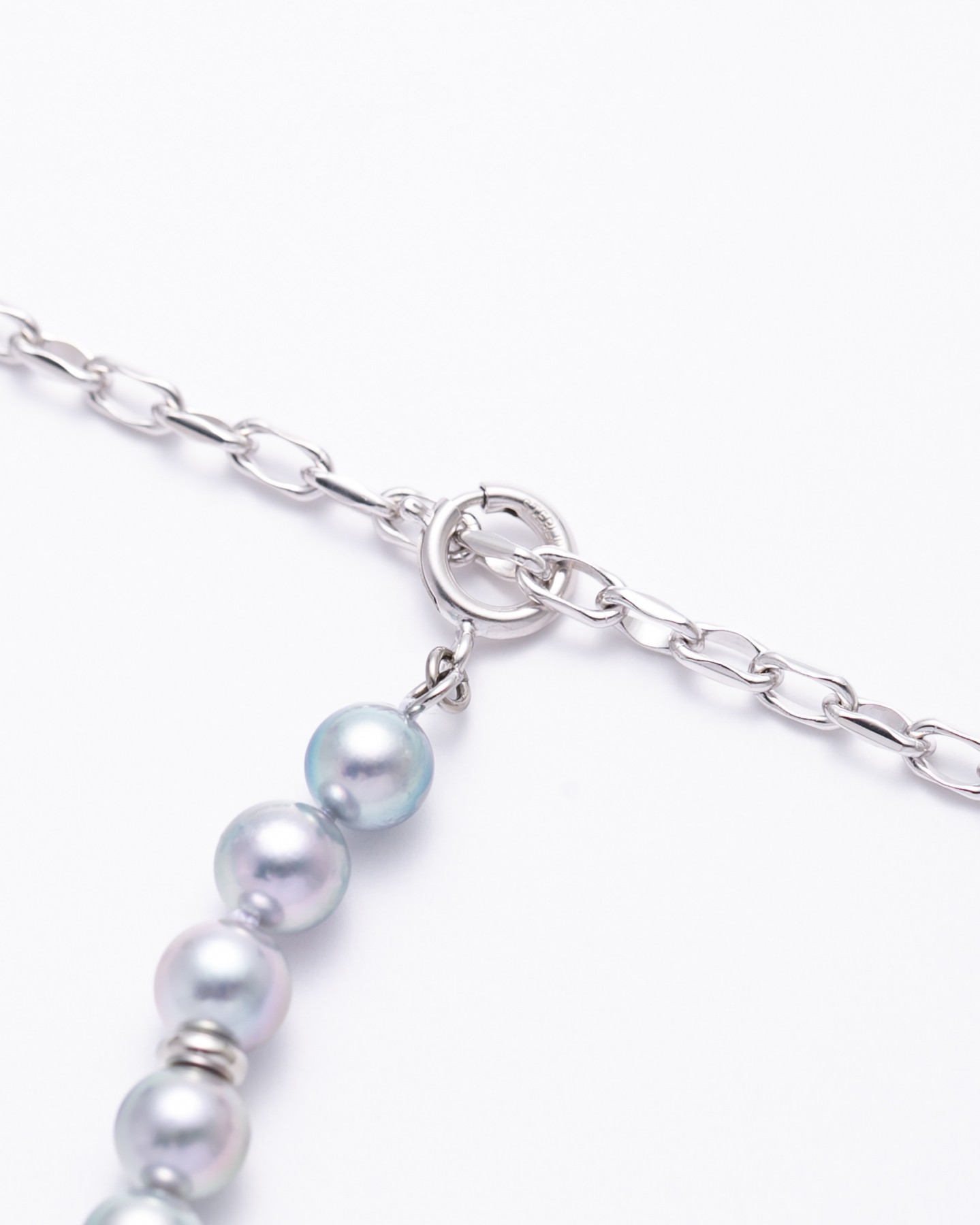 Layer pearl necklace-short/7.5mm