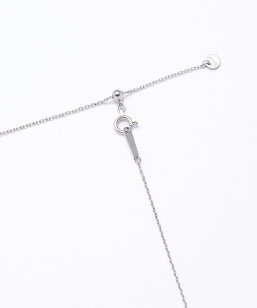 Platinam akoya pearl diamond drop neckles