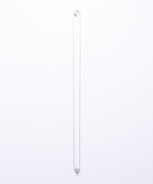 Platinam akoya pearl diamond drop neckles