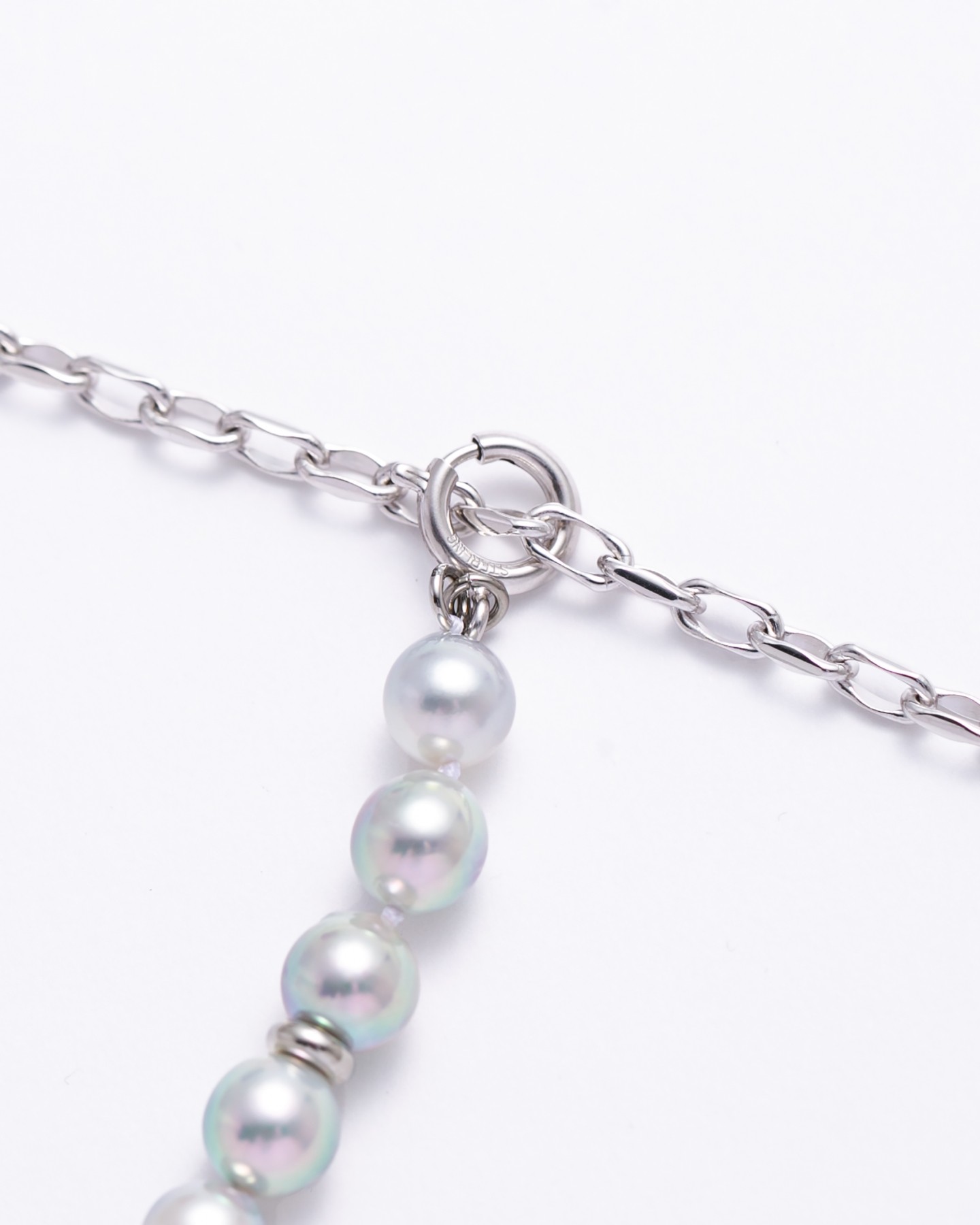 Layer pearl necklace-long/7.5mm