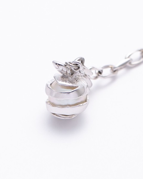Layer pearl necklace-short/6.5mm