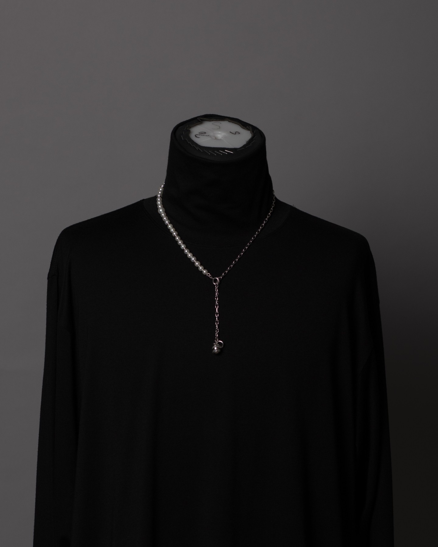 Layer pearl necklace-short/6.5mm