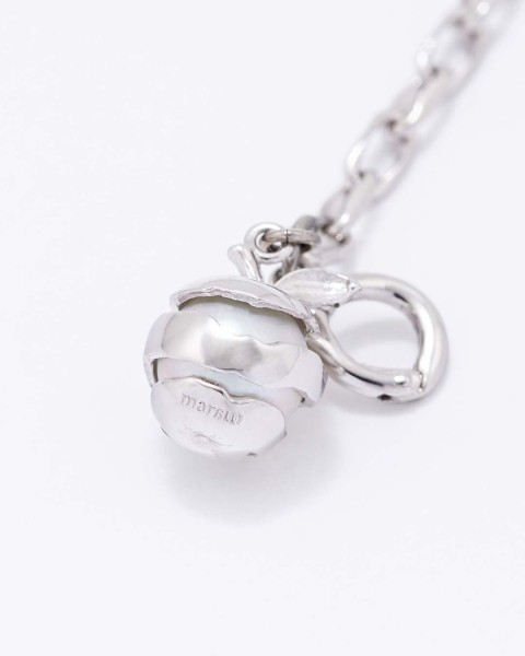Layer pearl necklace-long/7.5mm