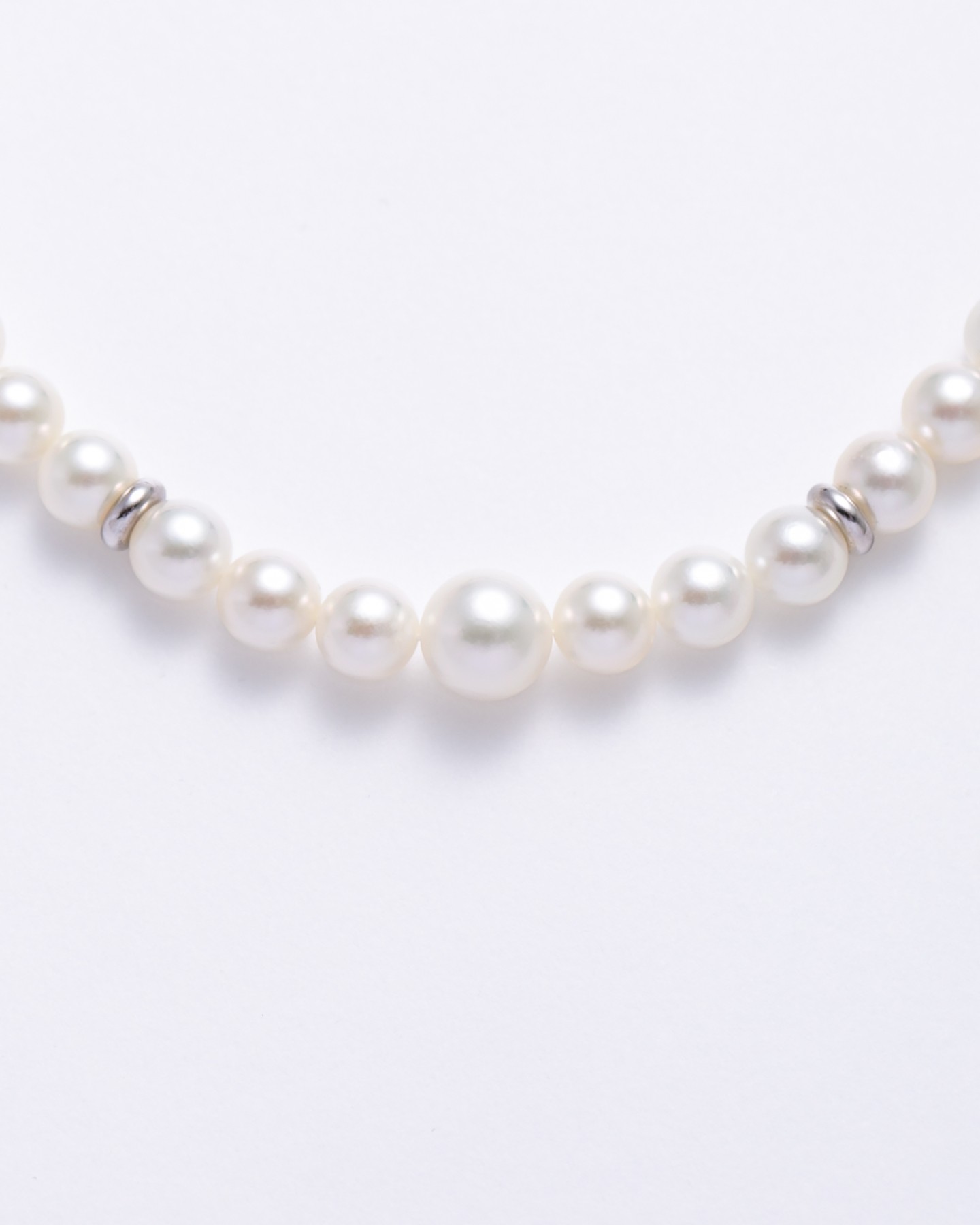 Layer pearl necklace-long/7.5mm