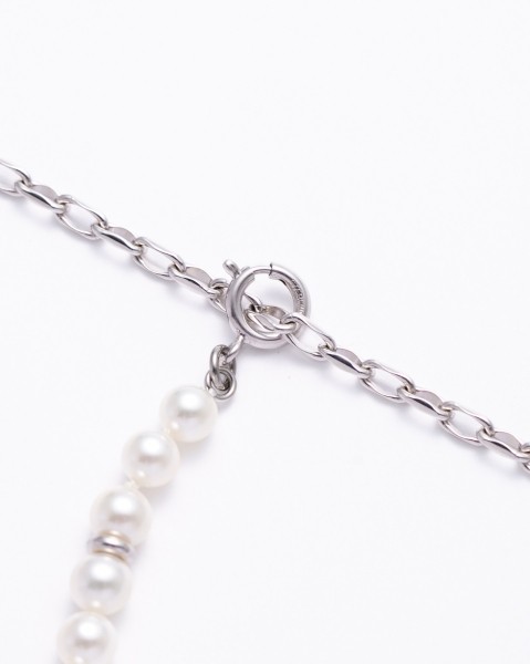 Layer pearl necklace-long/7.5mm