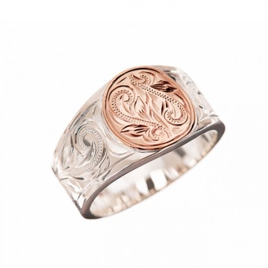 ハワイアンジュエリー/Silver925/14KYGF/ラウンドタッパーリング/12mm|ハワイアンジュエリーブランドMaxi(マキシ)公式通販オンラインショップ