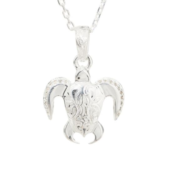 ハワイアンジュエリー/Silver925/ホヌ (Turtle) pendant (S)|ハワイアンジュエリーブランドMaxi(マキシ)公式通販オンラインショップ