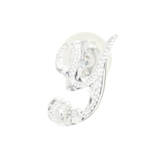 ハワイアンジュエリー/Silver925/ダイヤモンド イニシャル ピアス「Y」|ハワイアンジュエリーブランドMaxi(マキシ)公式通販オンラインショップ