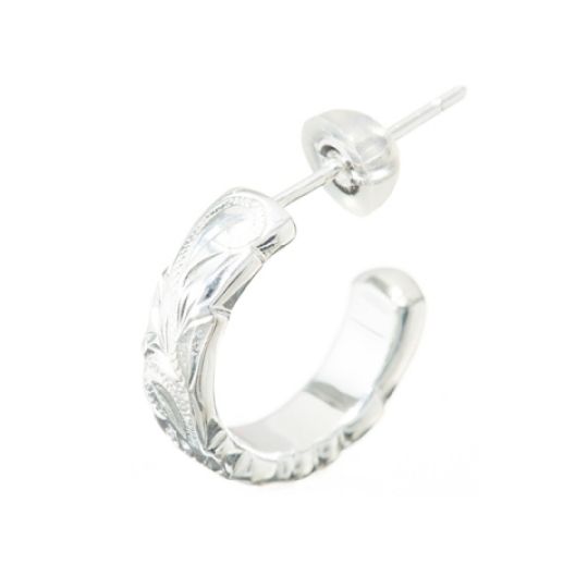 ハワイアンジュエリー/Silver925/カットアウトフープピアス(大)|ハワイアンジュエリーブランドMaxi(マキシ)公式通販オンラインショップ