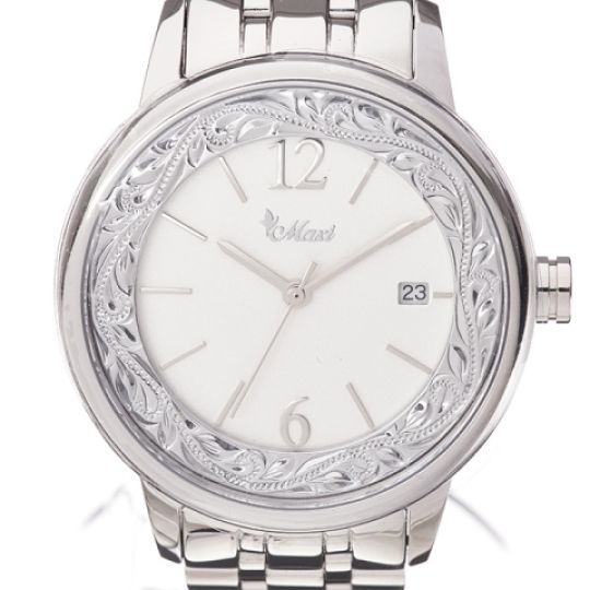 ハワイアンジュエリー/Stainless/ラウンドWatch(small)/SV/4630L 腕時計|ハワイアンジュエリーブランドMaxi(マキシ)公式通販オンラインショップ