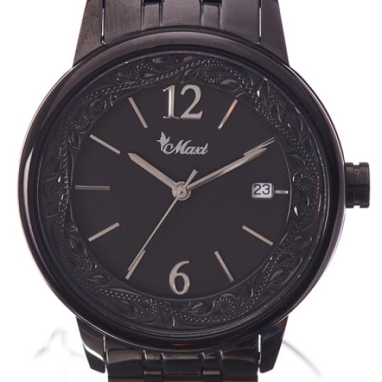 ハワイアンジュエリー/Stainless/ラウンドWatch/BK/4632M 腕時計|ハワイアンジュエリーブランドMaxi(マキシ)公式通販オンラインショップ