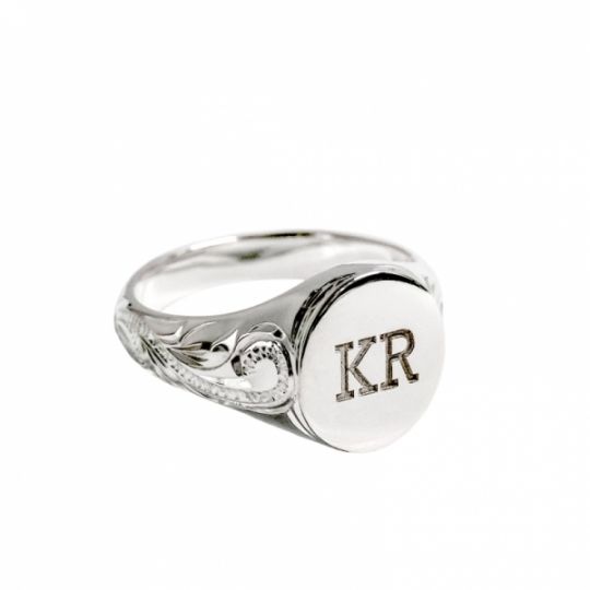 ハワイアンジュエリー/Silver925/Olu’olu alphabet ring(リング)|ハワイアンジュエリーブランドMaxi(マキシ)公式通販オンラインショップ