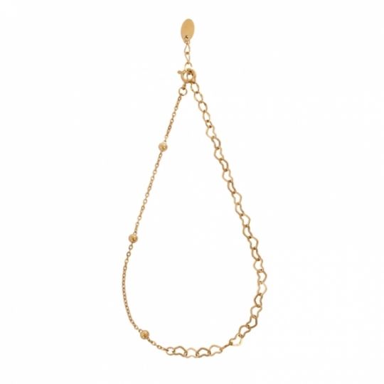 Stainless IP/ハートアンドボール ブレクレット Bracelet Anklet|ハワイアンジュエリーブランドMaxi(マキシ)公式通販オンラインショップ