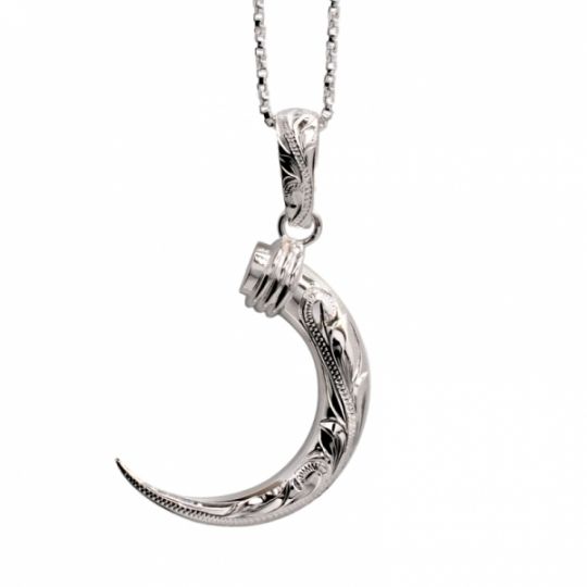 ハワイアンジュエリー/Silver925/horn pendant/large|ハワイアンジュエリーブランドMaxi(マキシ)公式通販オンラインショップ