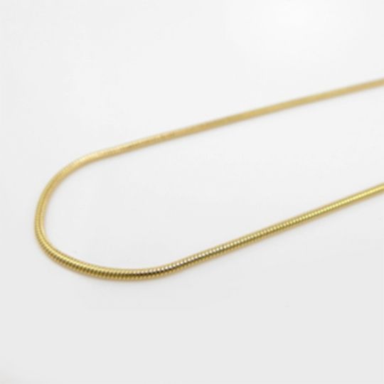 K14GF/Brass/40cm/スネークチェーン/1.0mm幅/ネックレス|ハワイアンジュエリーブランドMaxi(マキシ)公式通販オンラインショップ