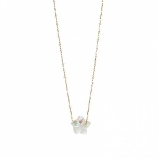 ハワイアンジュエリー/K10YG/シェルプルメリアネックレス|ハワイアンジュエリーブランドMaxi(マキシ)公式通販オンラインショップ